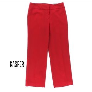 Kasper Separates NEW Crimson Red Lana Petite Coordinates Dress Pants, 16P